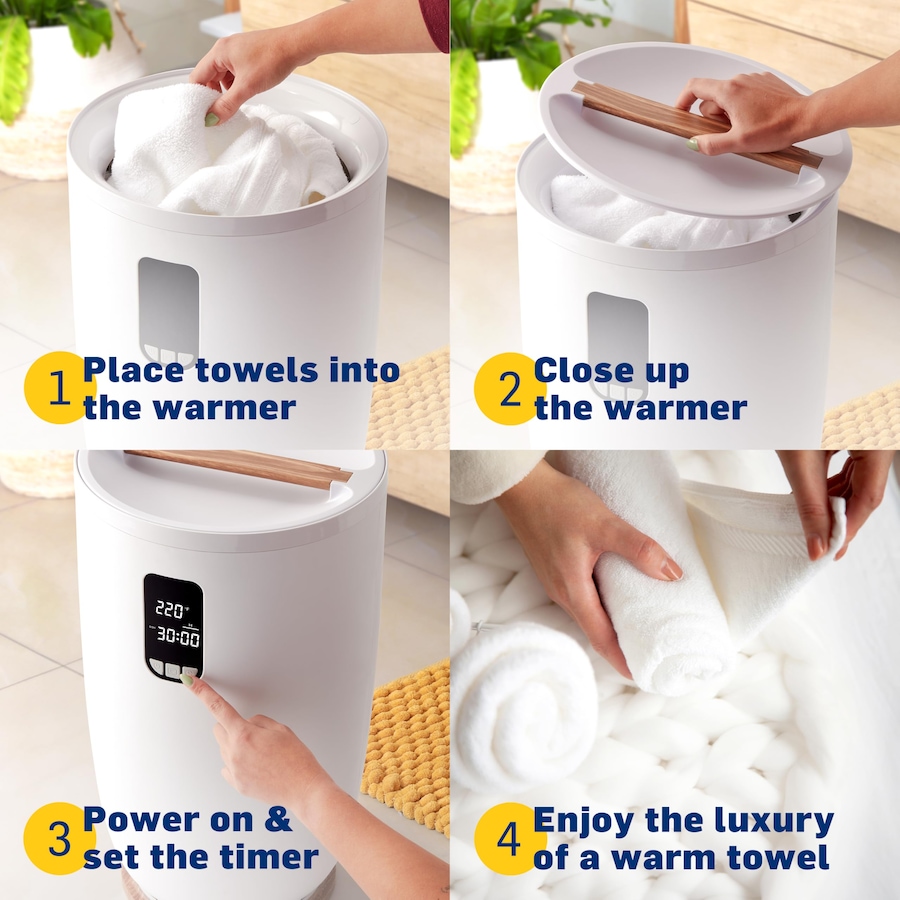 Image 947484_ALTMORE8.jpg, Product 947-484 / Price $129.99, LiveFine Towel Warmer, Large Bucket Style Luxury Heated Towel Warmer, Fits Two 40” x 70” Towels from LiveFine on TSC.ca's Kitchen department