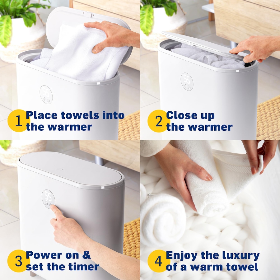 Image 947514_ALTMORE1.jpg, Product 947-514 / Price $199.99, LiveFine Towel Warmer, Large Bucket Style Towel Heater with LED Display - Fits Two 40"x70” Towels from LiveFine on TSC.ca's Kitchen department