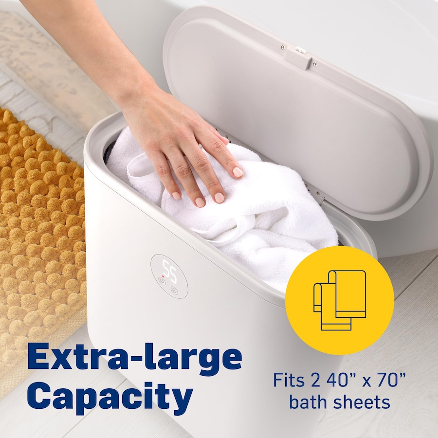 Image 947514_ALTMORE4.jpg, Product 947-514 / Price $199.99, LiveFine Towel Warmer, Large Bucket Style Towel Heater with LED Display - Fits Two 40"x70” Towels from LiveFine on TSC.ca's Kitchen department