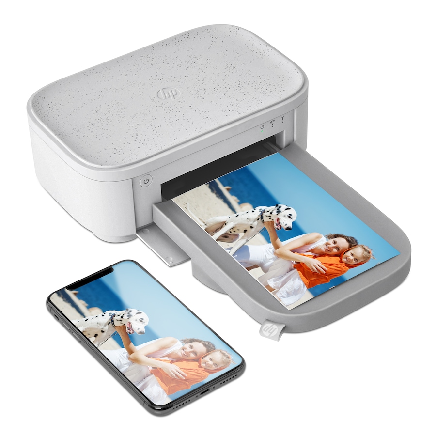 Image 947526_ALTMORE1.jpg, Product 947-526 / Price $189.99, HP Sprocket Studio Plus 4x6” Instant Color Photo Printer Case and Photo Paper Bundle - White from HP - Hewlett Packard on TSC.ca's Toys & Hobbies department