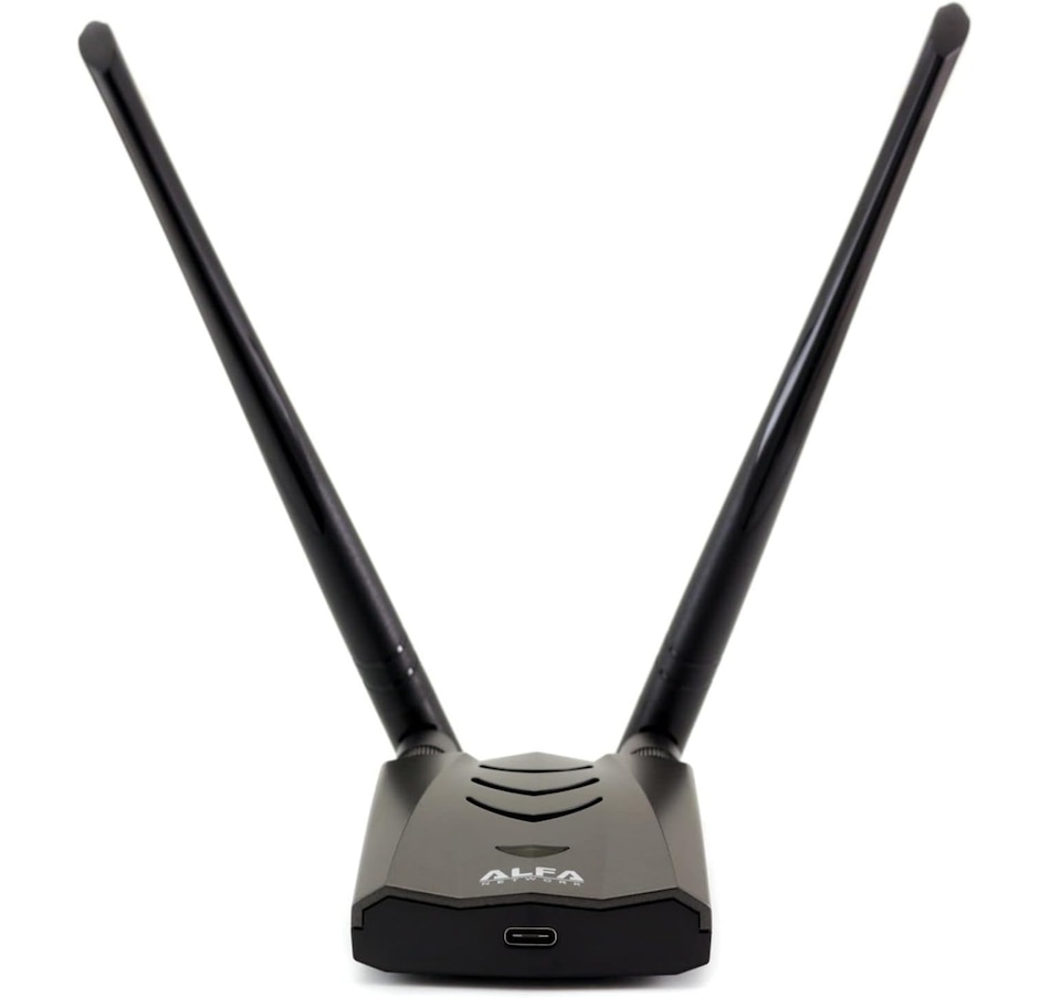 Image 947535_ALTMORE2.jpg, Product 947-535 / Price $119.99, Alfa Long-Range Dual-Band AC1200 Wireless USB 3.0 Type-C WiFi Adapter with 2x 5dBi External Antennas from Alfa on TSC.ca's Electronics department