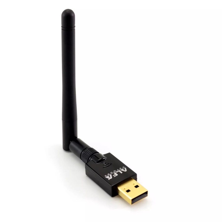 Image 947538.jpg, Product 947-538 / Price $49.99, Alfa Wide-Coverage Dual-Band AC600 USB Wireless WiFi Adapter with High-Sensitivity External Antenna from Alfa on TSC.ca's Electronics department