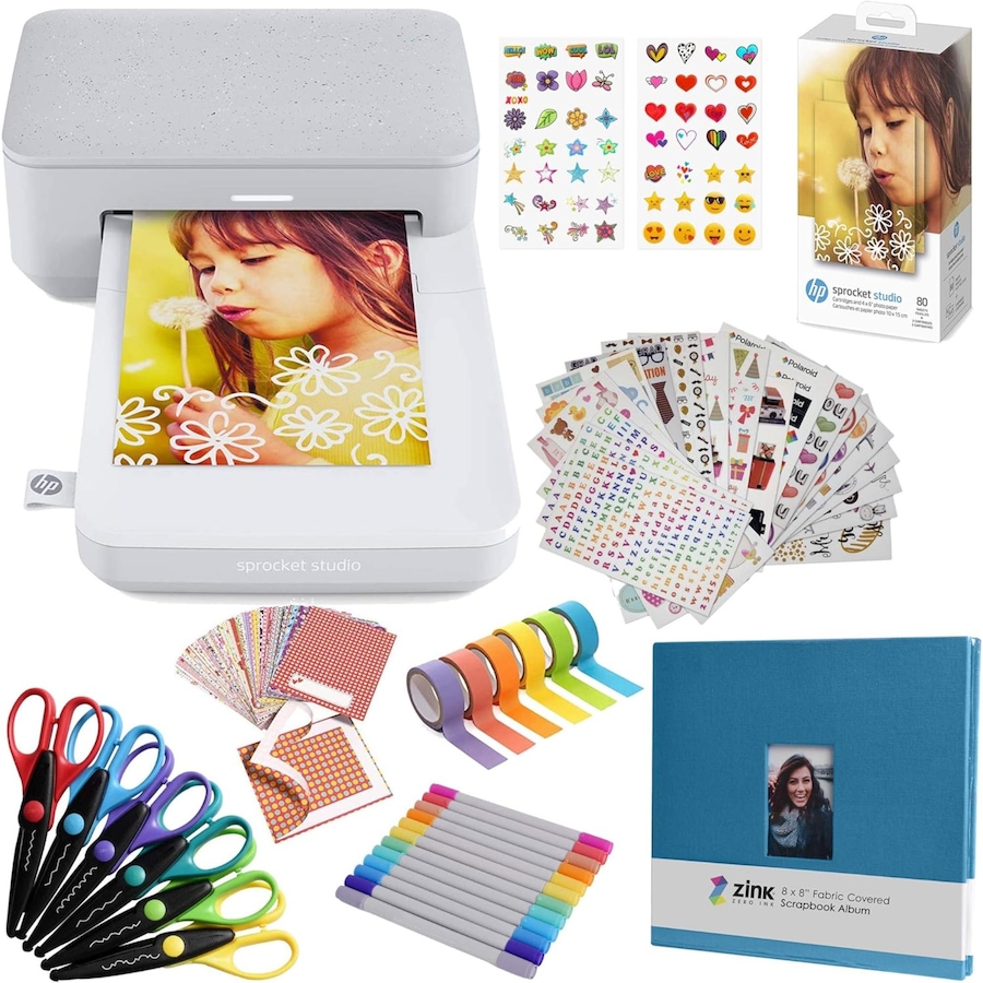 Image 947554.jpg, Product 947-554 / Price $279.99, HP Sprocket Studio Plus 4x6” Instant Photo Printer, Photo Album & Accessories Bundle from HP - Hewlett Packard on TSC.ca's Toys & Hobbies department