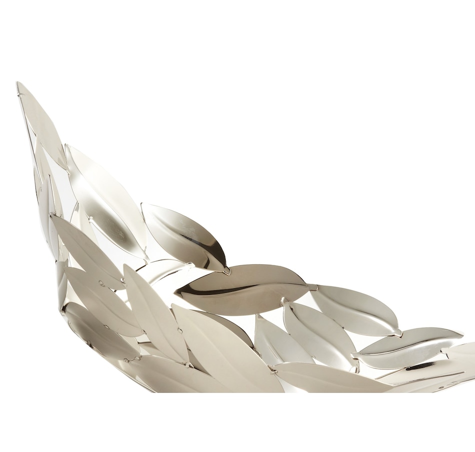 Image 948511_ALTMORE2.jpg, Product 948-511 / Price $75.00, Elegance Oval Leaves boat - 15-3/4" x 6-3/4" Stainless Steel Home Decor and Gift from Elegance Tableware on TSC.ca's Kitchen department