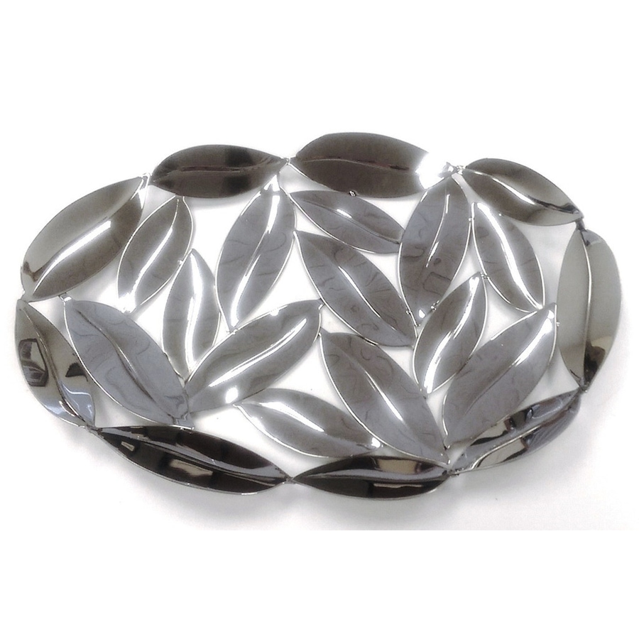 Image 948517.jpg, Product 948-517 / Price $53.00, Elegance Oval Leaves platter - 12x 8" Stainless Steel Home Decor and Gift from Elegance Tableware on TSC.ca's Kitchen department