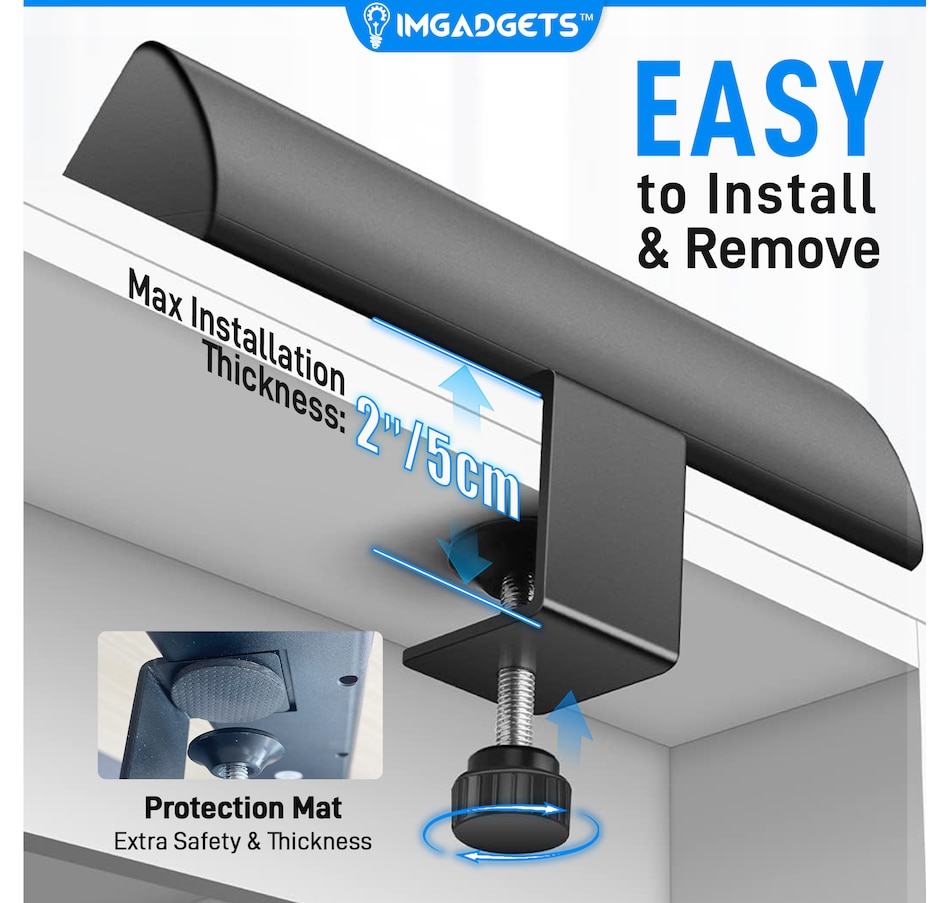 Image 948567_ALTMORE9.jpg, Product 948-567 / Price $49.99, IMGadgets Desk Clamp Power Strip | Smart Power Management with 5 AC Outlets | 20W Fast Charging | 6 USB Ports (2 USB-A, 4 USB-C) | 900J Surge Protection | Extended 6.6ft Cord | 45° Flat Plug | Space-Saving Desk Clamp from IMGadgets on TSC.ca's Toys & Hobbies department