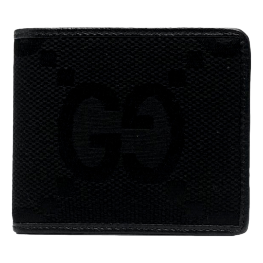 Image 948580_ST01.jpg, Product 948-580 / Price $875.00, Gucci Jumbo GG Canvas Leather Black Bifold Wallet from Gucci on TSC.ca's Fashion department