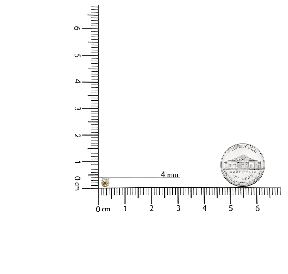 Image 948820_ALTMORE4.jpg, Product 948-820 / Price $585.00, .925 Sterling Silver 1/5 Cttw Bezel Set Champagne Diamond Solitaire 18" Pendant Necklace (K-L Color, I1-I2 Clarity) from Haus of Brilliance on TSC.ca's Jewellery department