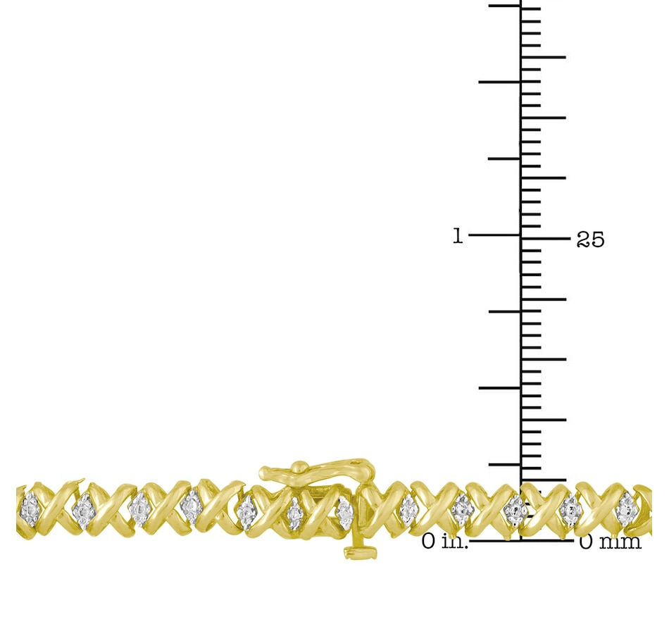 Image 948857_ALTMORE6.jpg, Product 948-857 / Price $14,778.00, 10K Yellow Gold 4 cttw Brilliant Round-Cut Diamond Graduating Riviera Statement Necklace (H-I Color, I2-I3 Clarity) from Haus of Brilliance on TSC.ca's Jewellery department