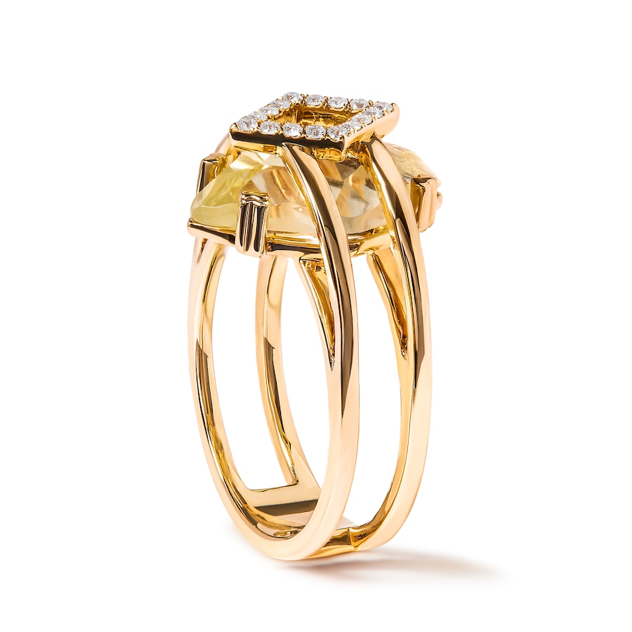 Image 948896_ALTMORE2.jpg, Product 948-896 / Price $8,161.00, 14K Yellow Gold 15x15 MM Marquise Cut Yellow Topaz and Diamond Accent Statement Cocktail Ring (G-H Color, SI1-SI2 Clarity) from Haus of Brilliance on TSC.ca's Jewellery department