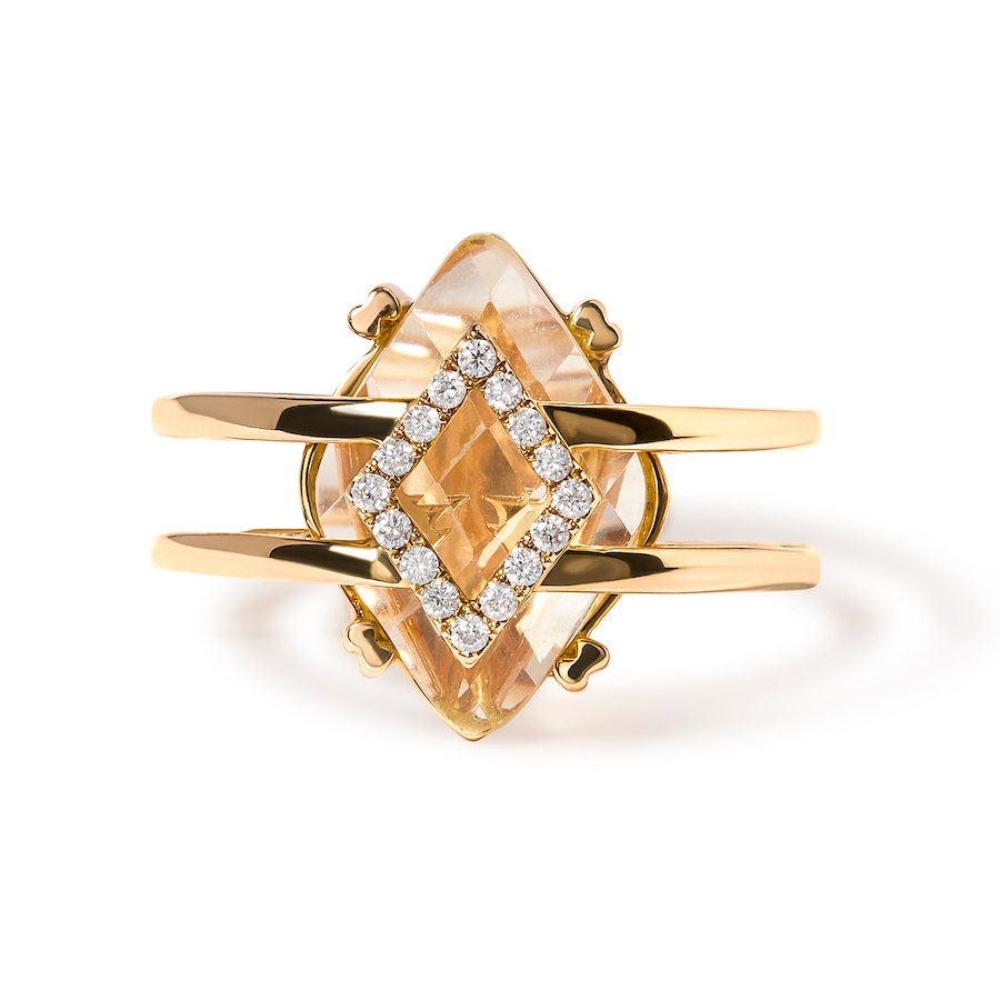 Image 948896_ALTMORE3.jpg, Product 948-896 / Price $8,161.00, 14K Yellow Gold 15x15 MM Marquise Cut Yellow Topaz and Diamond Accent Statement Cocktail Ring (G-H Color, SI1-SI2 Clarity) from Haus of Brilliance on TSC.ca's Jewellery department