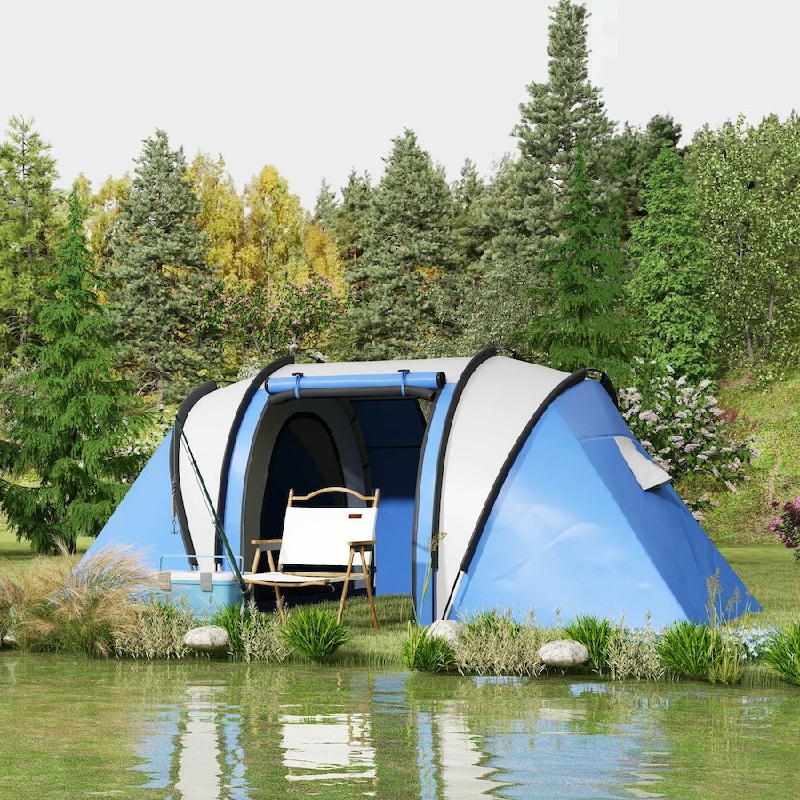 Image 952712_ALTMORE1.jpg, Product 952-712 / Price $179.99, Outsunny Camping Tent with 2 Bedrooms and Living Area, 3000mm Waterproof from Outsunny on TSC.ca's Health & Fitness department