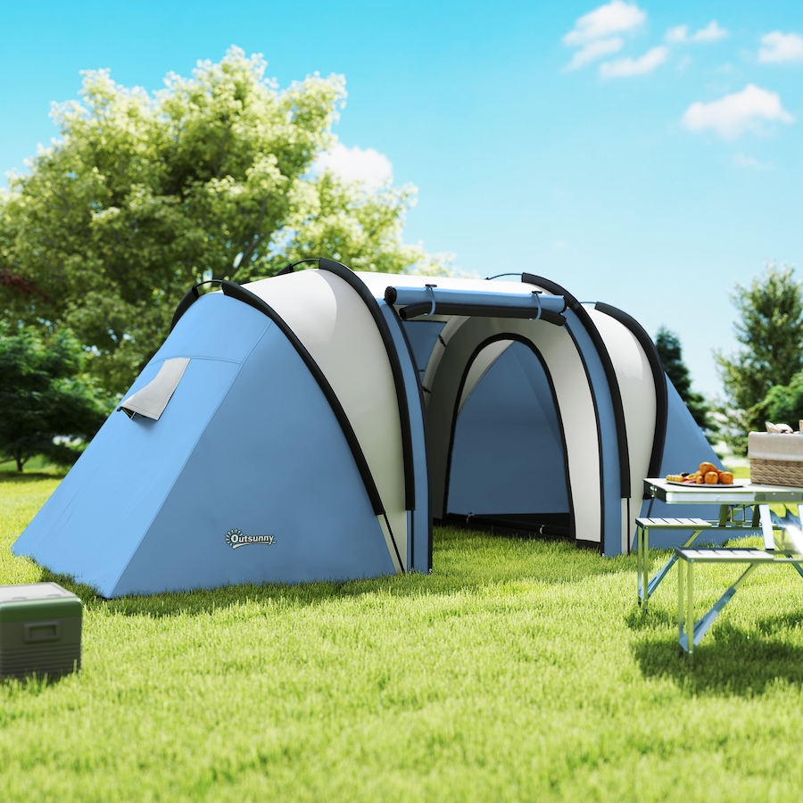 Image 952712_ALTMORE8.jpg, Product 952-712 / Price $179.99, Outsunny Camping Tent with 2 Bedrooms and Living Area, 3000mm Waterproof from Outsunny on TSC.ca's Health & Fitness department