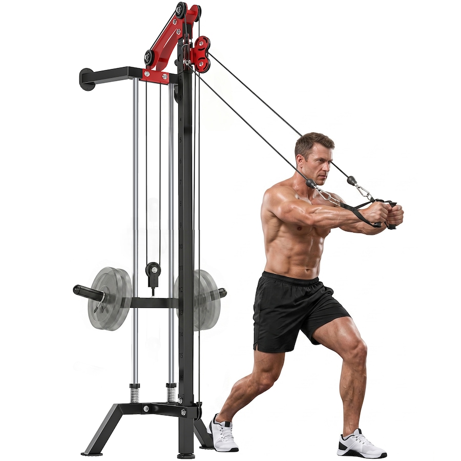 Image 952716.jpg, Product 952-716 / Price $179.99, Soozier Wall Mount Cable Station, 16 Positions Pulley Machine, Black from Soozier on TSC.ca's Health & Fitness department
