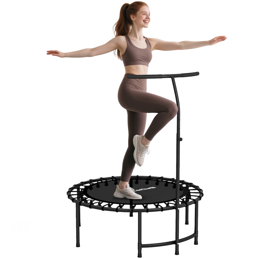Image 952717.jpg, Product 952-717 / Price $74.99, Soozier 40" Rebounder Trampoline for Adult with Adjustable Handle, Black from Soozier on TSC.ca's Health & Fitness department