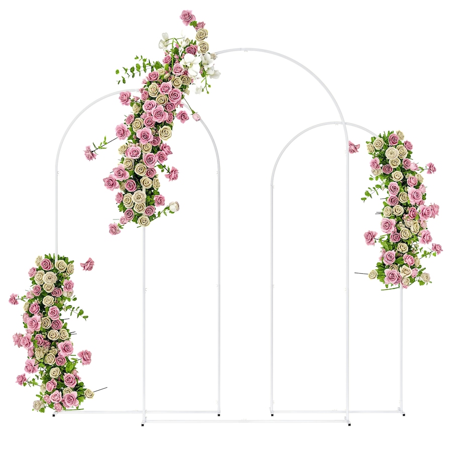Image 952753.jpg, Product 952-753 / Price $99.99, Outsunny 7/6.5/6 ft Wedding Arch Set Backdrop Stand for Birthday Party from Outsunny on TSC.ca's Home & Garden department
