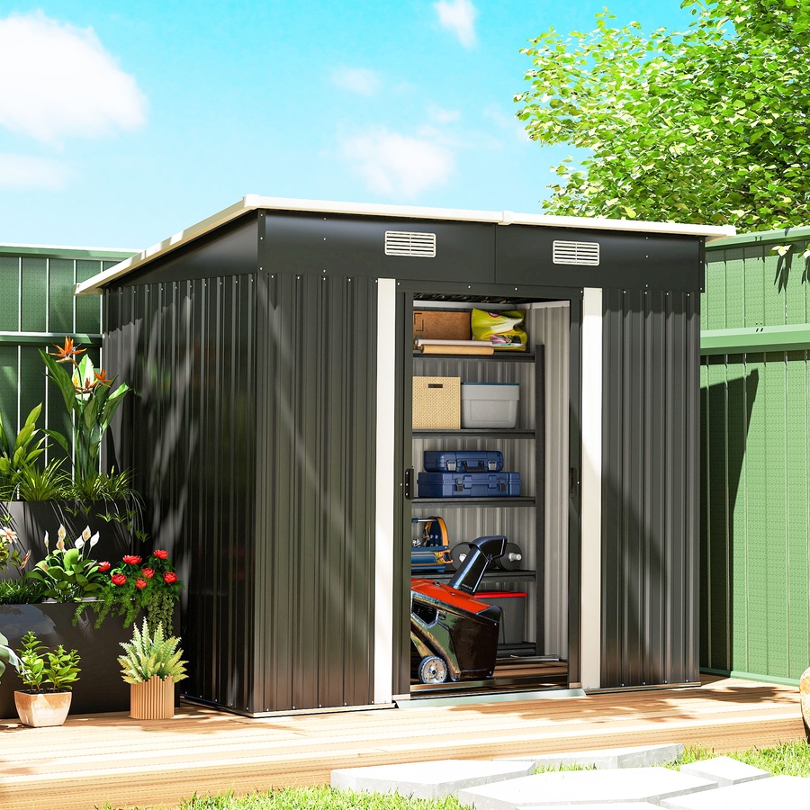 Image 952770_ALTMORE1.jpg, Product 952-770 / Price $319.99, Outsunny Outdoor Storage Shed, Garden Shed with Lockable Doors from Outsunny on TSC.ca's Home & Garden department