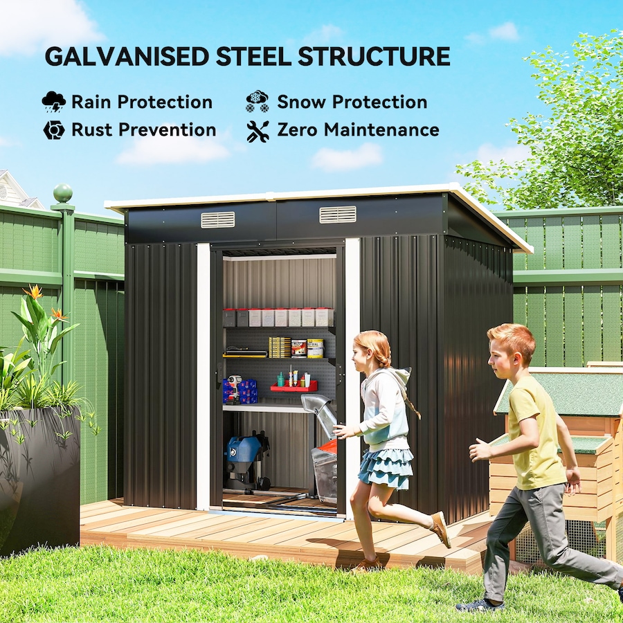Image 952770_ALTMORE3.jpg, Product 952-770 / Price $319.99, Outsunny Outdoor Storage Shed, Garden Shed with Lockable Doors from Outsunny on TSC.ca's Home & Garden department