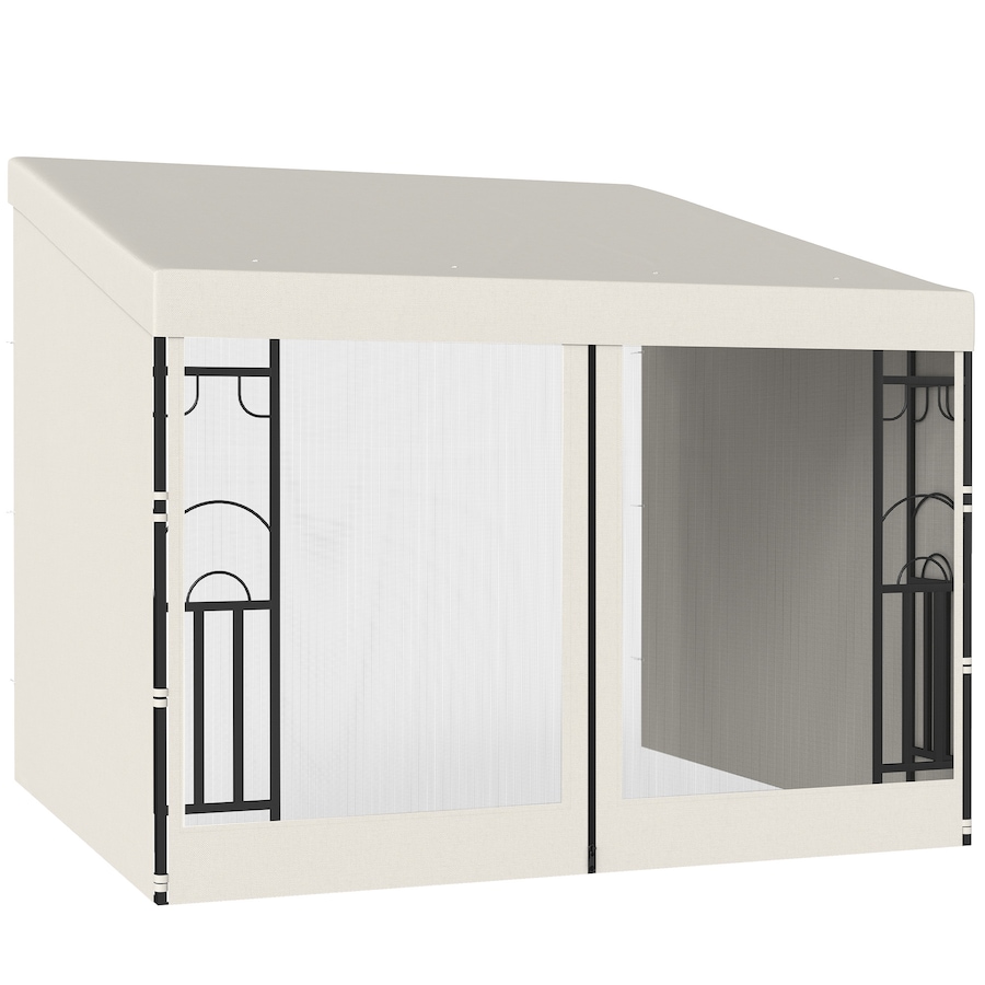 Image 952772.jpg, Product 952-772 / Price $239.99, Outsunny 10' x 10' Wall Mounted Pergola Gazebo with Curtains and Nettings from Outsunny on TSC.ca's Home & Garden department