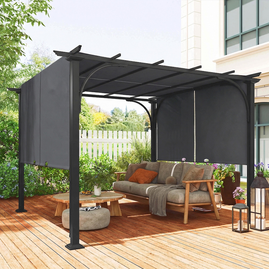 Image 952774_ALTMORE1.jpg, Product 952-774 / Price $329.99, Outsunny 10' x 10' Retractable Pergola, UPF50+ Outdoor Pergola Gazebo from Outsunny on TSC.ca's Home & Garden department