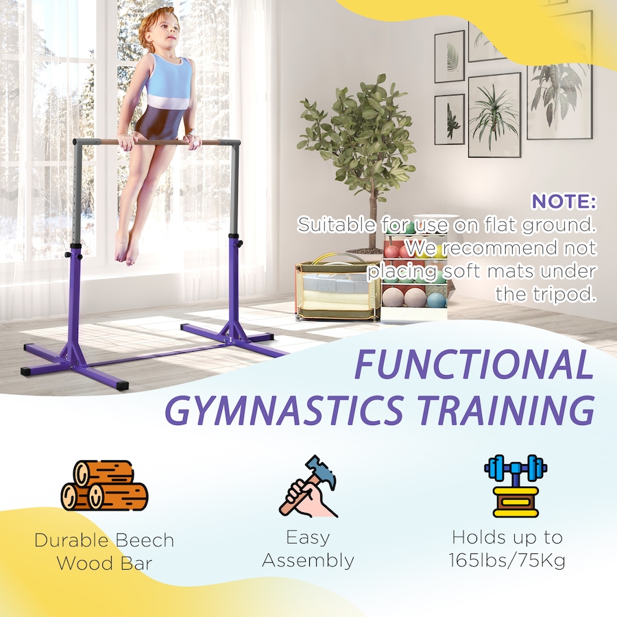 Image 952796_ALTMORE4.jpg, Product 952-796 / Price $139.99, Soozier Professional Gymnastics Bar, Toddler Home Gymnastics Equipment from Soozier on TSC.ca's Home & Garden department