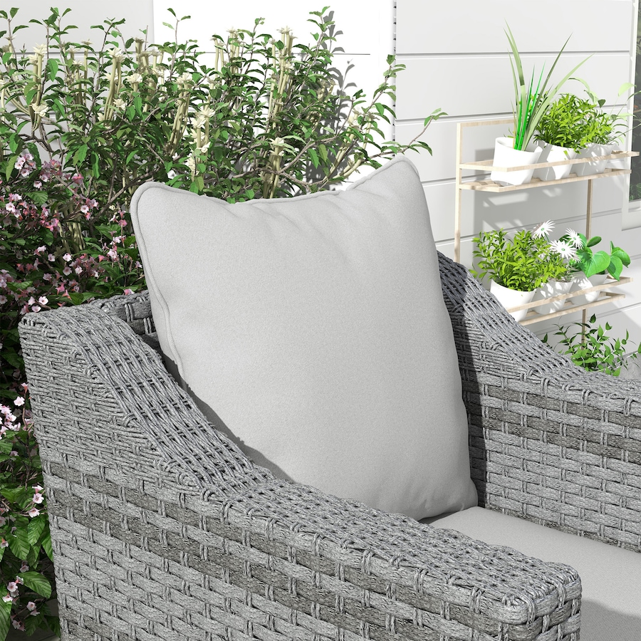 Image 952804_ALTMORE8.jpg, Product 952-804 / Price $114.99, Outsunny Outdoor Chair Cushions with Backrest for Garden Patio, Light Grey from Outsunny on TSC.ca's Home & Garden department