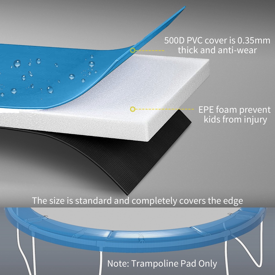 Image 952807_ALTMORE3.jpg, Product 952-807 / Price $79.99, Soozier 14ft Trampoline Pad Trampolining Jump Bounce Exercise GYM Pad Only from Soozier on TSC.ca's Health & Fitness department