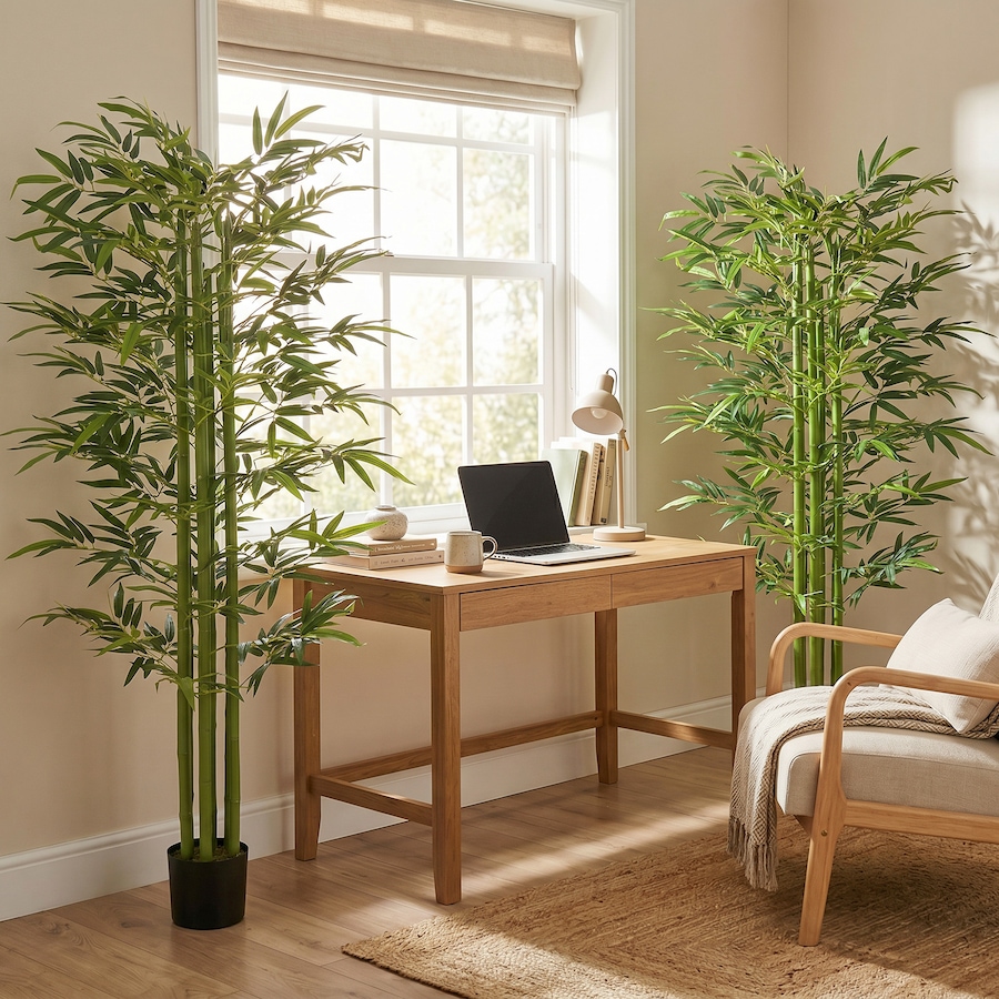 Image 952825_ALTMORE7.jpg, Product 952-825 / Price $114.99, HOMCOM Artificial Bamboo Tree with Adjustable Shape, Fake Plants, Green from HOMCOM on TSC.ca's Home & Garden department