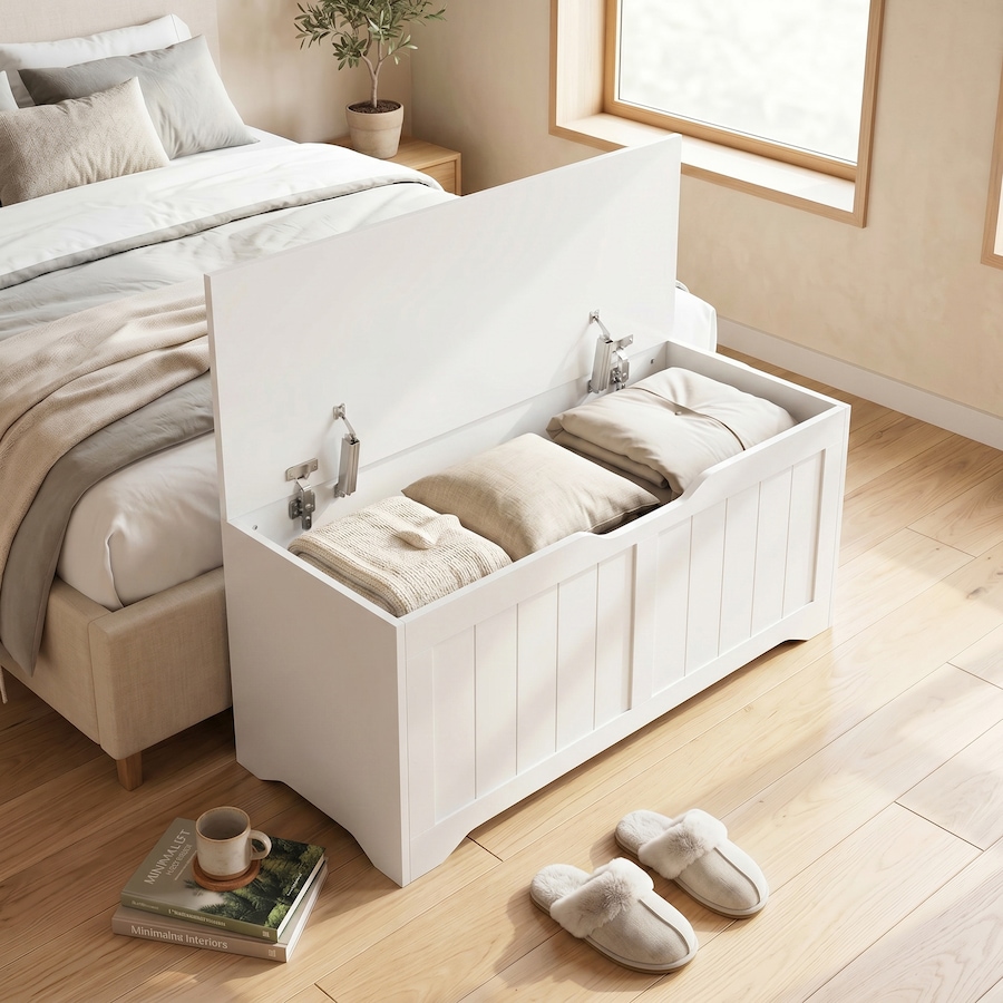 Image 952847_ALTMORE16.jpg, Product 952-847 / Price $99.99 - $104.99, HOMCOM Storage Bench with Lift Top 39.4" from HOMCOM on TSC.ca's Home & Garden department