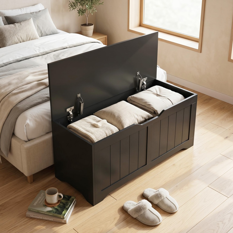 Image 952847_ALTMORE7.jpg, Product 952-847 / Price $99.99 - $104.99, HOMCOM Storage Bench with Lift Top 39.4" from HOMCOM on TSC.ca's Home & Garden department