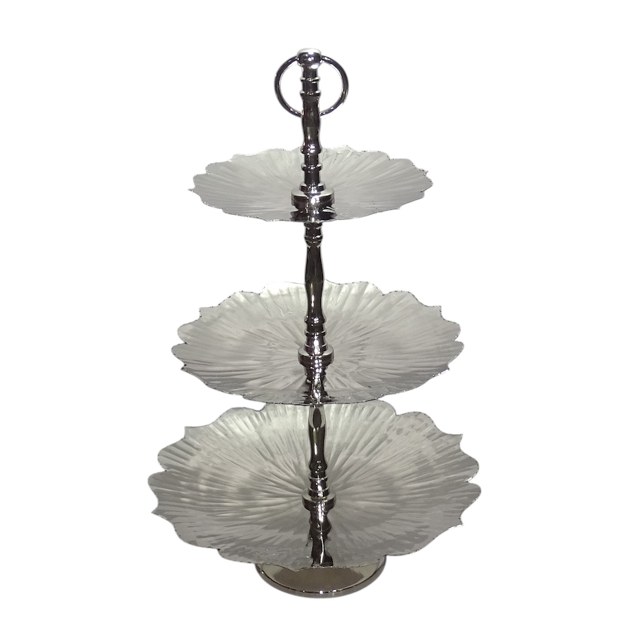 Image 952892.jpg, Product 952-892 / Price $140.00, 3‑Tier Cake Stand – Elegant Tiered Dessert Display for Cakes, Pastries, Fruit & Buffet Presentations from Elegance Tableware on TSC.ca's Kitchen department