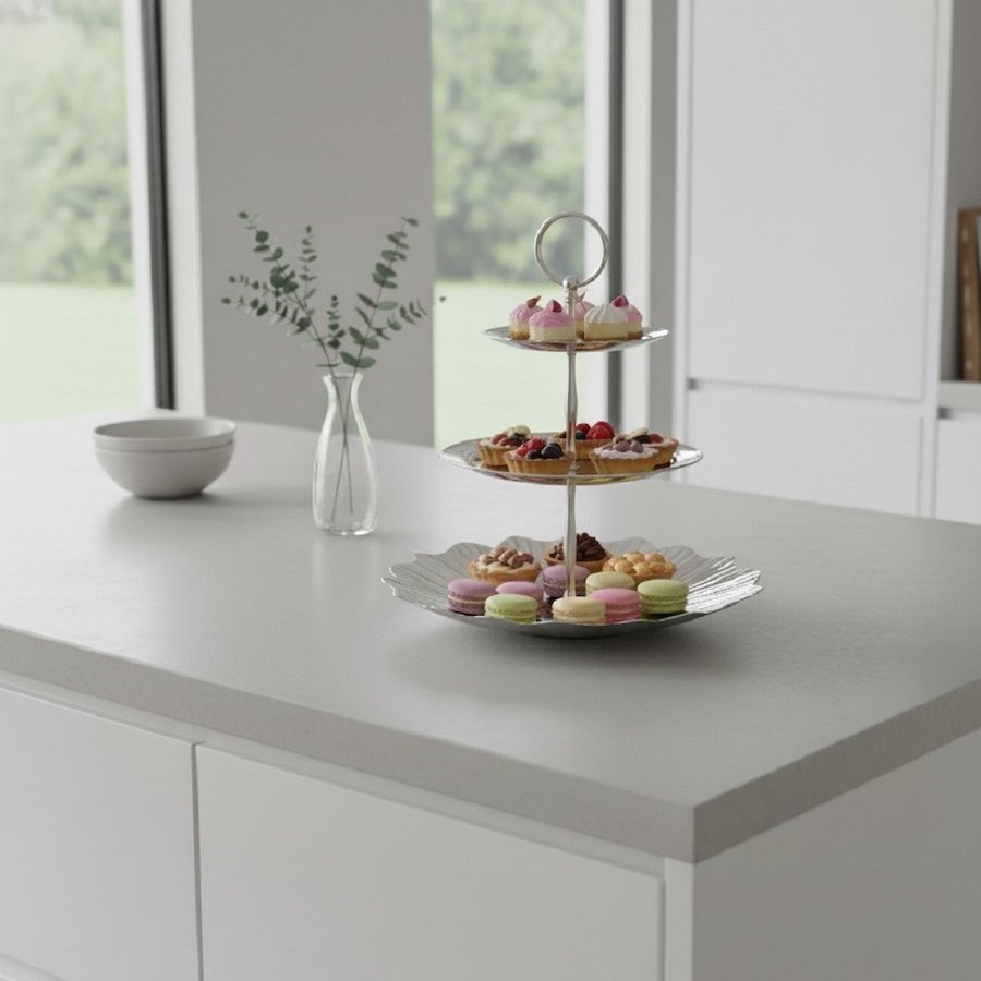 Image 952892_ALTMORE3.jpg, Product 952-892 / Price $140.00, 3‑Tier Cake Stand – Elegant Tiered Dessert Display for Cakes, Pastries, Fruit & Buffet Presentations from Elegance Tableware on TSC.ca's Kitchen department
