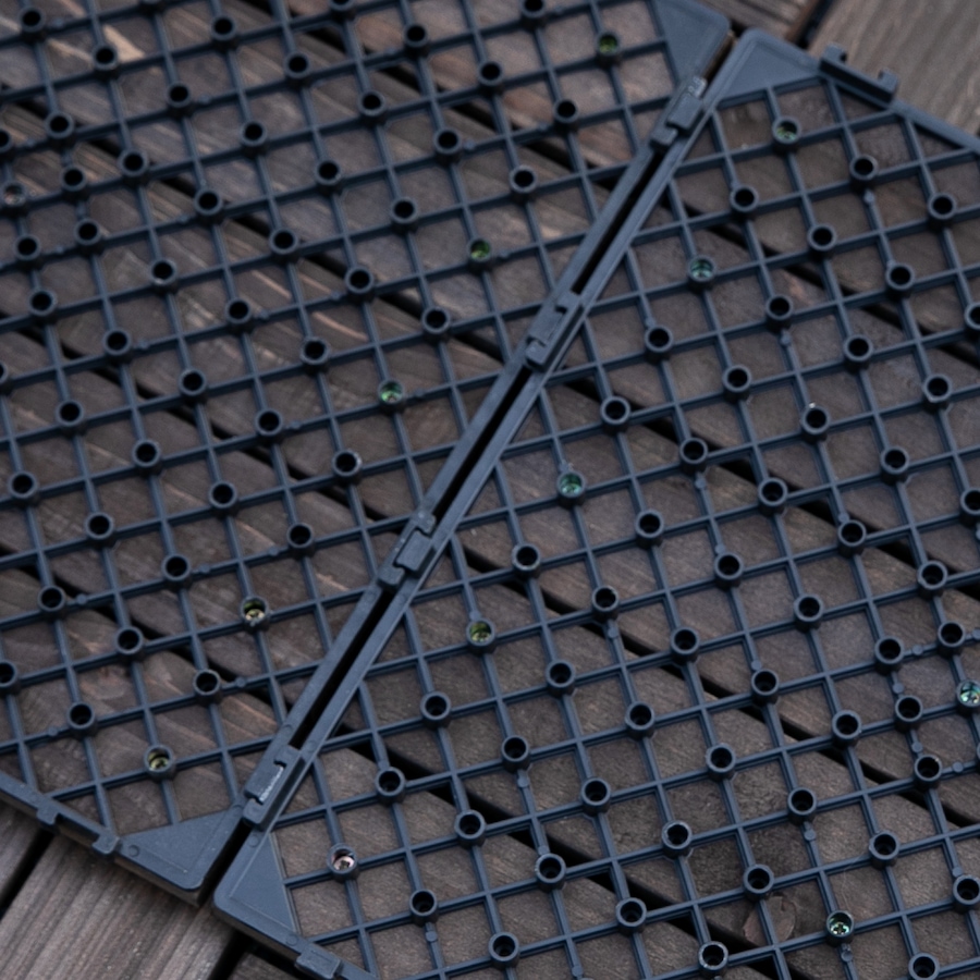 Image 952908_ALTMORE17.jpg, Product 952-908 / Price $129.99, Outsunny Wood Interlocking Deck Tiles, 27 Pcs Outdoor Flooring Tiles from Outsunny on TSC.ca's department