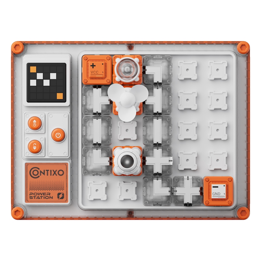 Image 952912_ALTMORE8.jpg, Product 952-912 / Price $84.99, Contixo CB1 Kids Circuit Building Kit with 500+ STEM Experiments & Snap-Together Electronics from Contixo on TSC.ca's Toys & Hobbies department