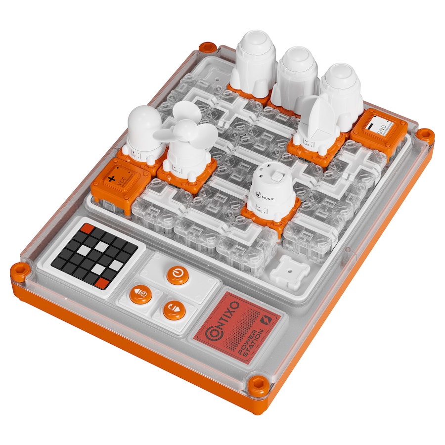 Image 952912_ALTMORE9.jpg, Product 952-912 / Price $84.99, Contixo CB1 Kids Circuit Building Kit with 500+ STEM Experiments & Snap-Together Electronics from Contixo on TSC.ca's Toys & Hobbies department