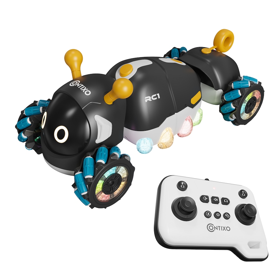 Image 952917.jpg, Product 952-917 / Price $70.99, Contixo RC1 Mech Stunt Caterpillar RC Car with 360° Spins, LED Lights & Mist Spray from Contixo on TSC.ca's Toys & Hobbies department