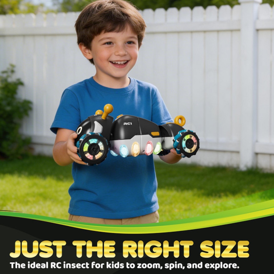 Image 952917_ALTMORE7.jpg, Product 952-917 / Price $70.99, Contixo RC1 Mech Stunt Caterpillar RC Car with 360° Spins, LED Lights & Mist Spray from Contixo on TSC.ca's Toys & Hobbies department