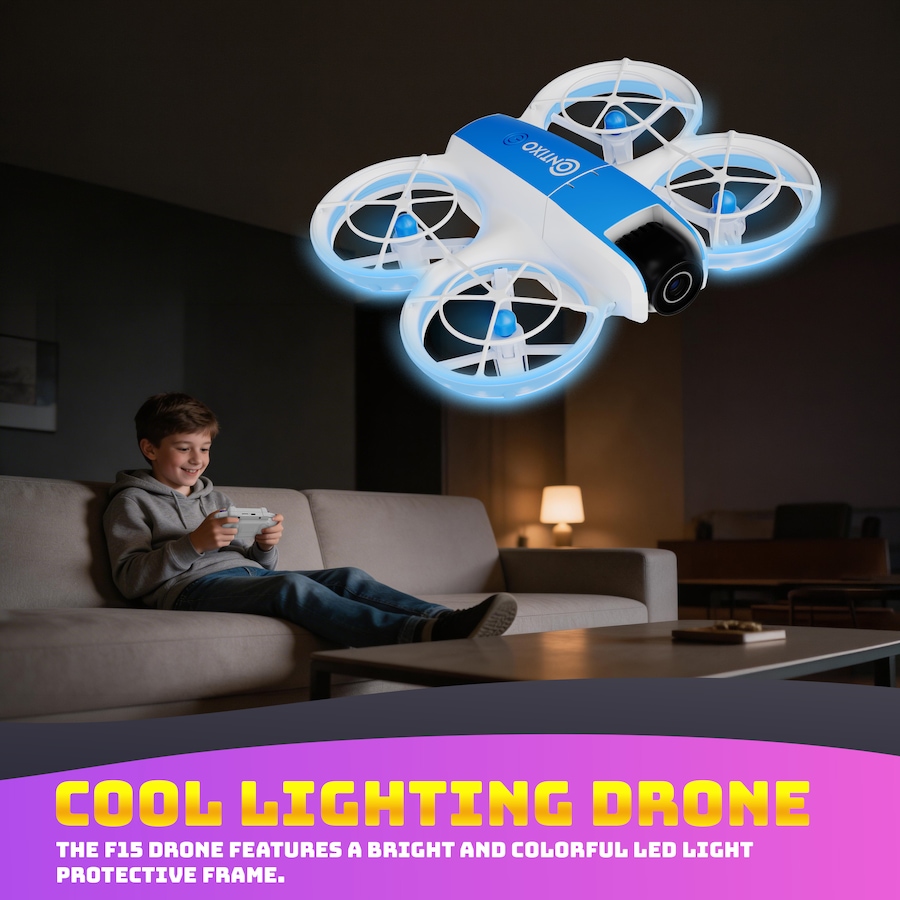 Image 952918_ALTMORE10.jpg, Product 952-918 / Price $79.99, Contixo F15 Astro Mini Drone with 2.4" Screen Controller, Dual Camera & 2 Batteries from Contixo on TSC.ca's Toys & Hobbies department