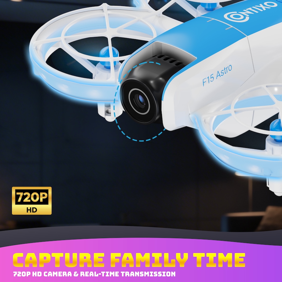Image 952918_ALTMORE7.jpg, Product 952-918 / Price $79.99, Contixo F15 Astro Mini Drone with 2.4" Screen Controller, Dual Camera & 2 Batteries from Contixo on TSC.ca's Toys & Hobbies department