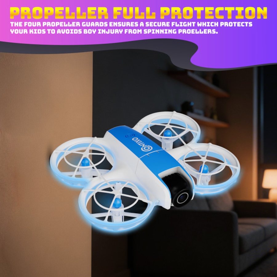 Image 952918_ALTMORE9.jpg, Product 952-918 / Price $79.99, Contixo F15 Astro Mini Drone with 2.4" Screen Controller, Dual Camera & 2 Batteries from Contixo on TSC.ca's Toys & Hobbies department
