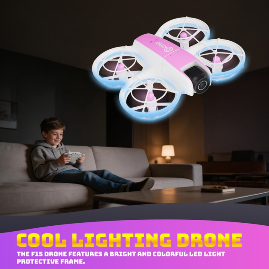 Image 952919_ALTMORE10.jpg, Product 952-919 / Price $79.99, Contixo F15 Astro Mini Drone with 2.4" Screen Controller, Dual Camera & 2 Batteries from Contixo on TSC.ca's Toys & Hobbies department