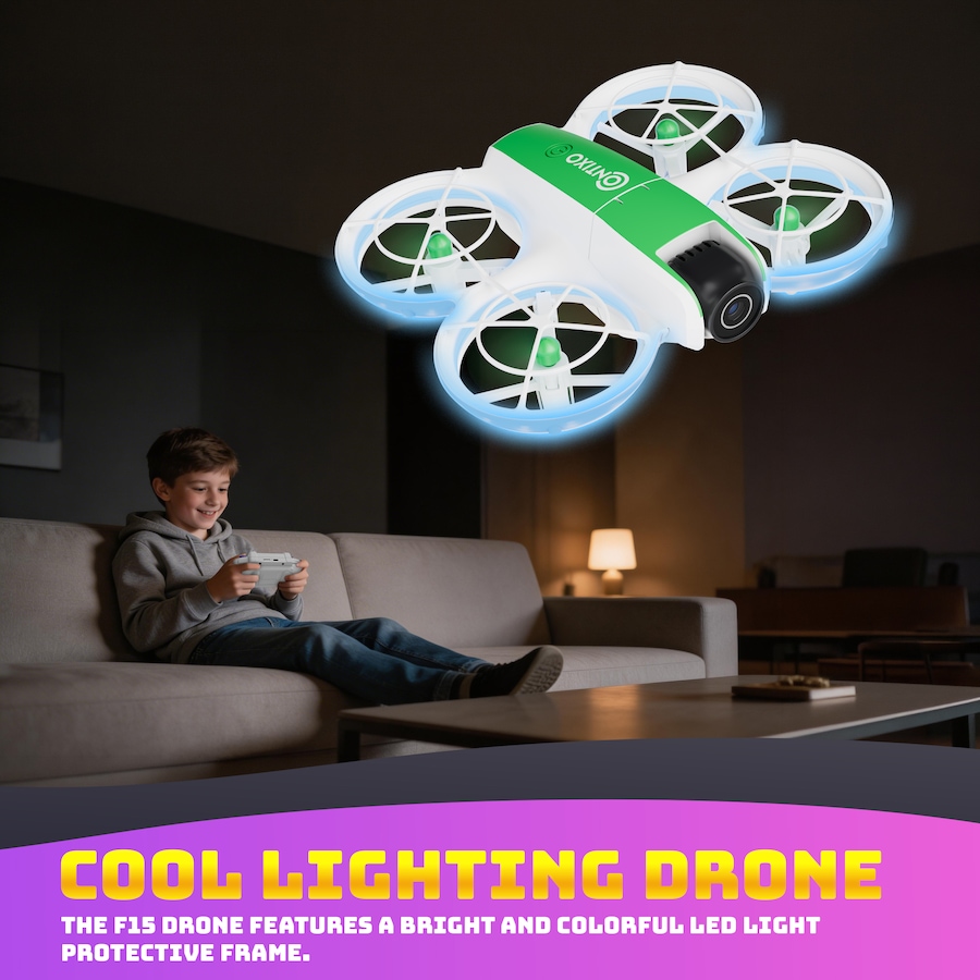 Image 952921_ALTMORE10.jpg, Product 952-921 / Price $79.99, Contixo F15 Astro Mini Drone with 2.4" Screen Controller, Dual Camera & 2 Batteries from Contixo on TSC.ca's Toys & Hobbies department