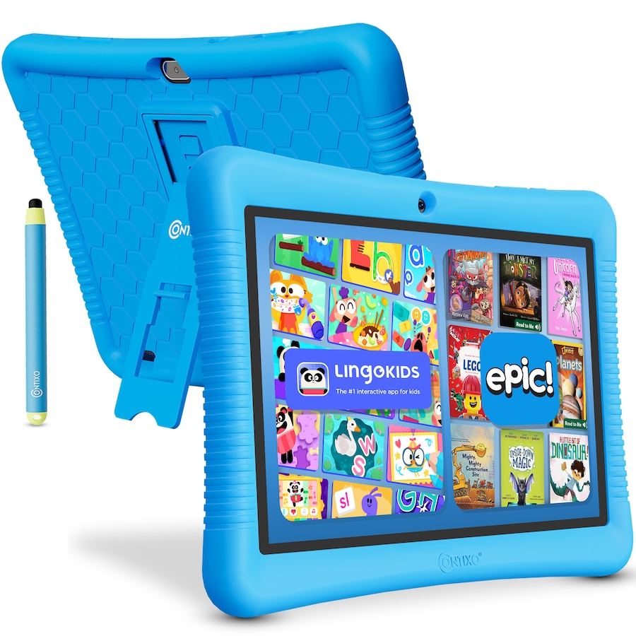 Image 952922_ALTMORE1.jpg, Product 952-922 / Price $136.99, Contixo K102 Kids Tablet 10" HD Android Tablet with 32GB Storage, Parental Controls & Kid-Proof Case from Contixo on TSC.ca's Electronics department