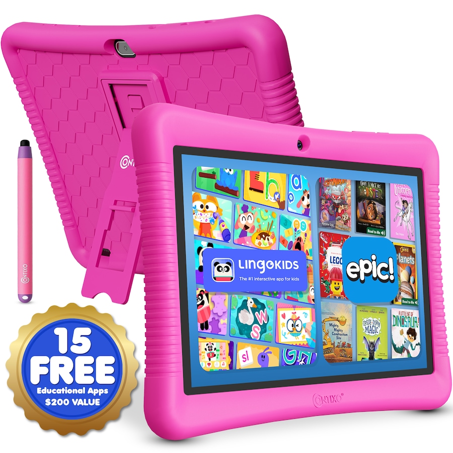 Image 952923.jpg, Product 952-923 / Price $136.99, Contixo K102 Kids Tablet 10" HD Android Tablet with 32GB Storage, Parental Controls & Kid-Proof Case from Contixo on TSC.ca's Electronics department