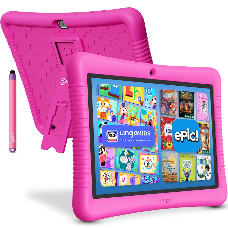 Image 952923_ALTMORE1.jpg, Product 952-923 / Price $136.99, Contixo K102 Kids Tablet 10" HD Android Tablet with 32GB Storage, Parental Controls & Kid-Proof Case from Contixo on TSC.ca's Electronics department