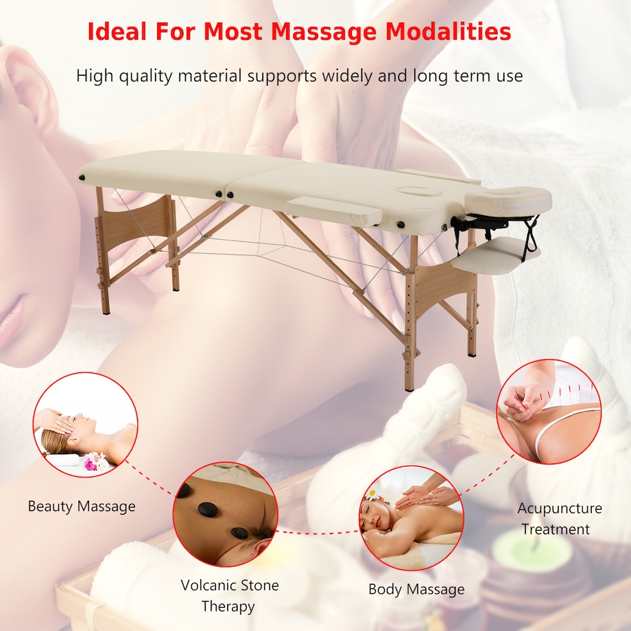Image 952942_ALTMORE13.jpg, Product 952-942 / Price $149.99 - $154.99, HOMCOM Portable Folding Massage Table, Facial Couch Bed from HOMCOM on TSC.ca's Health & Fitness department