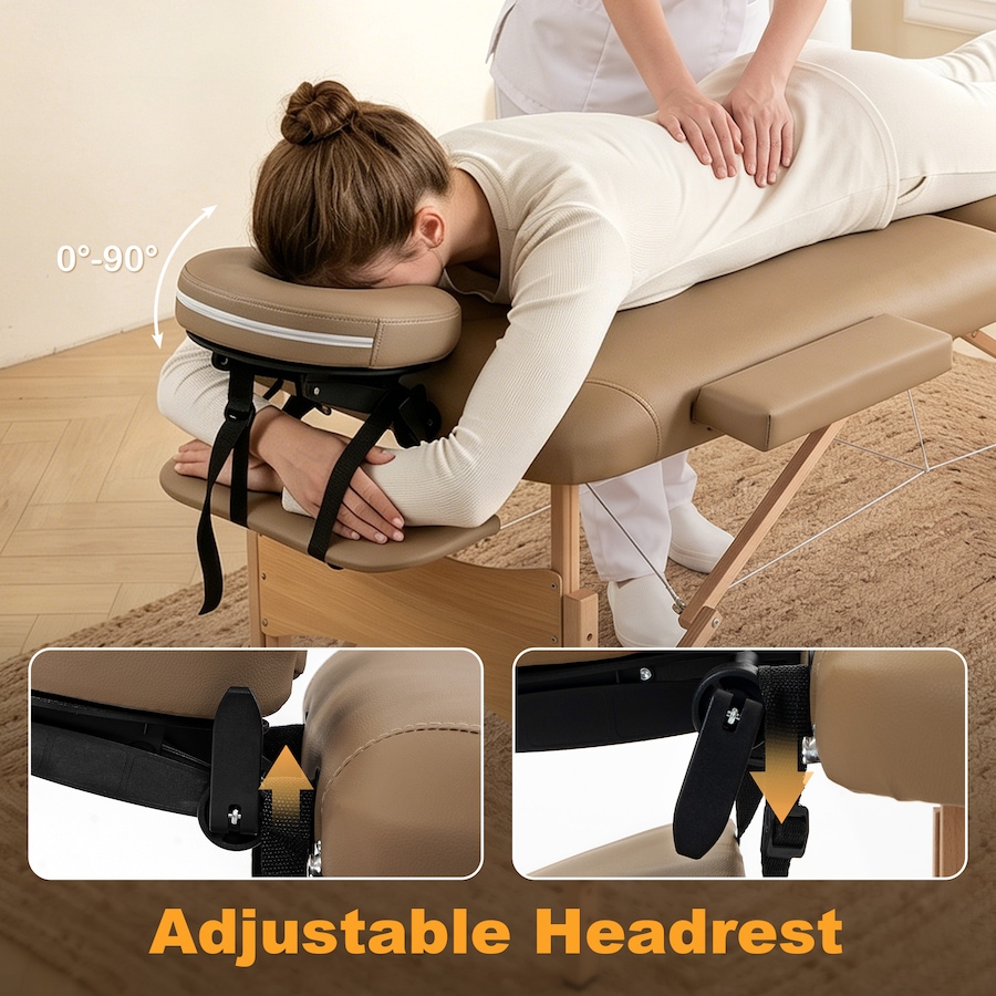 Image 952942_ALTMORE4.jpg, Product 952-942 / Price $149.99 - $154.99, HOMCOM Portable Folding Massage Table, Facial Couch Bed from HOMCOM on TSC.ca's Health & Fitness department
