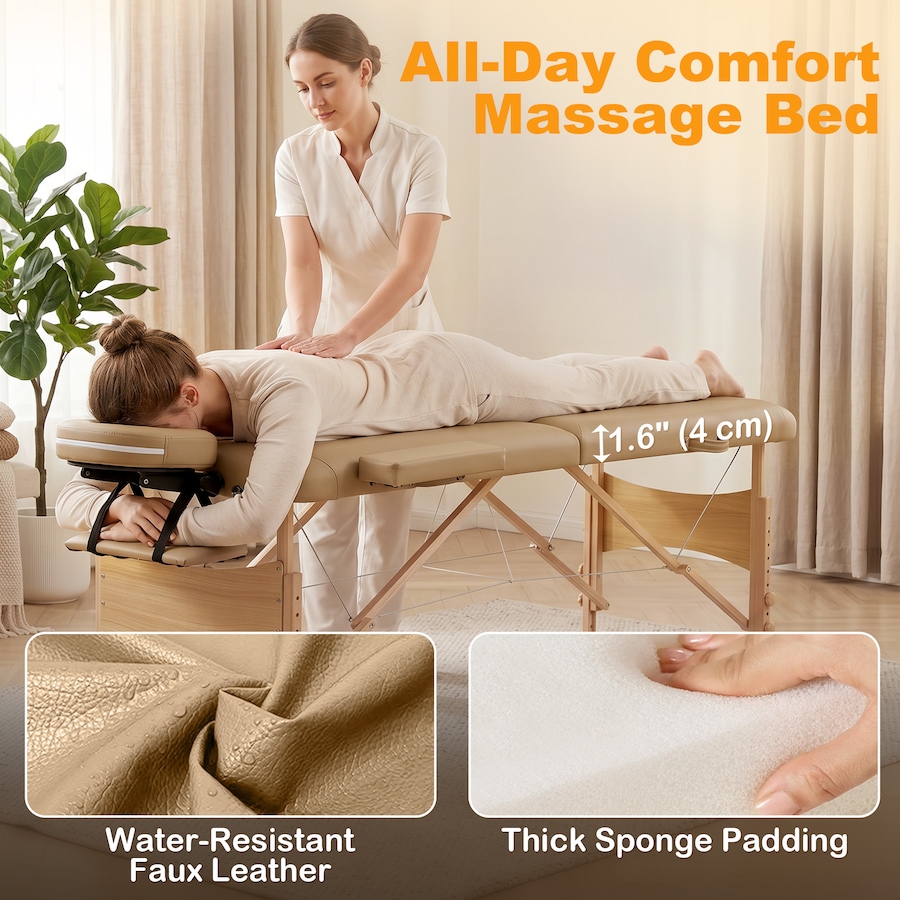 Image 952942_ALTMORE6.jpg, Product 952-942 / Price $149.99 - $154.99, HOMCOM Portable Folding Massage Table, Facial Couch Bed from HOMCOM on TSC.ca's Health & Fitness department