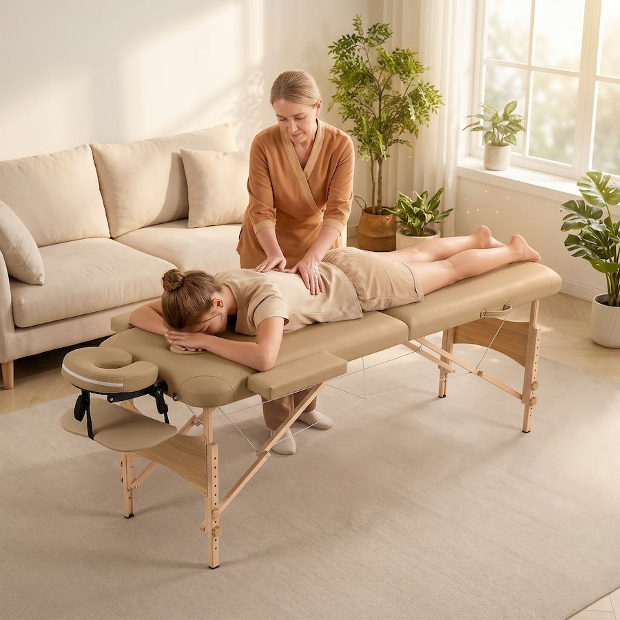 Image 952942_ALTMORE7.jpg, Product 952-942 / Price $149.99 - $154.99, HOMCOM Portable Folding Massage Table, Facial Couch Bed from HOMCOM on TSC.ca's Health & Fitness department