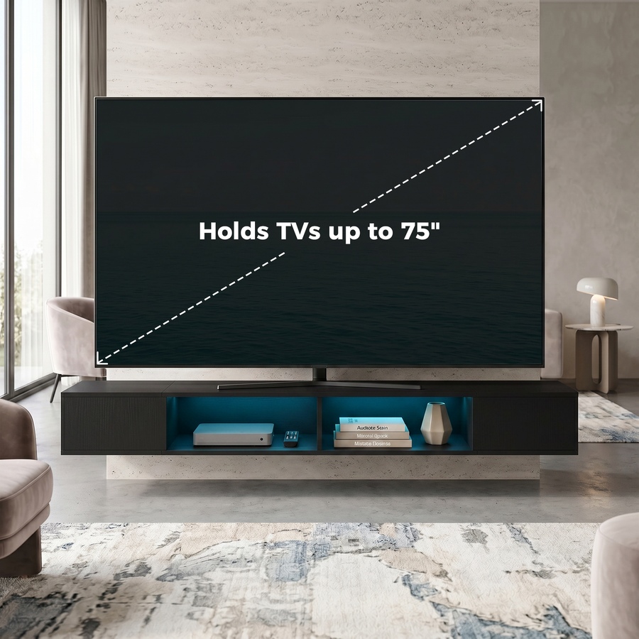 Image 952948_ALTMORE17.jpg, Product 952-948 / Price $109.99 - $114.99, HOMCOM TV Stand, Modern Entertainment Center with RGB LED Lights from HOMCOM on TSC.ca's Home & Garden department